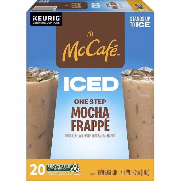 McCaf K-Cup Iced One-Step Mocha Frappe - 20 Pack