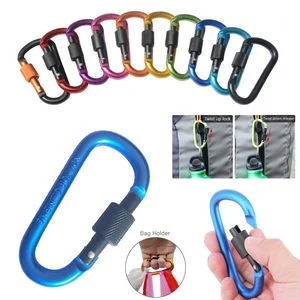 Reliable Aluminum Carabiner With Screw Lock For Secure Attachment 1