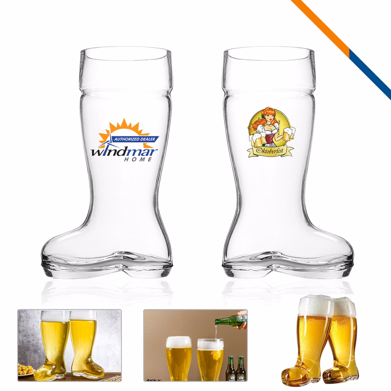 Ulrica Boot Beer Glasses - 44 OZ.