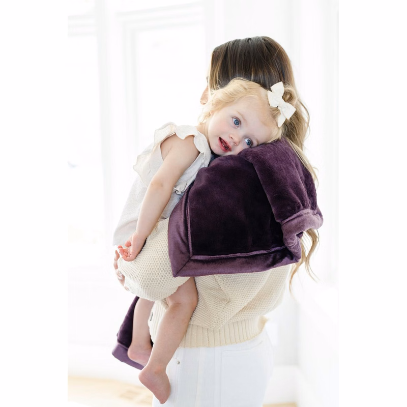 Lush Aubergine-Mini Luxury Blanket (15x20)