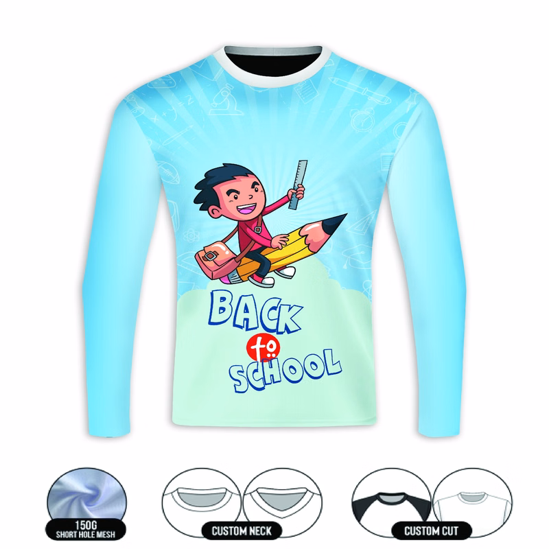 Adult Long Sleeve Round Neck T-Shirt