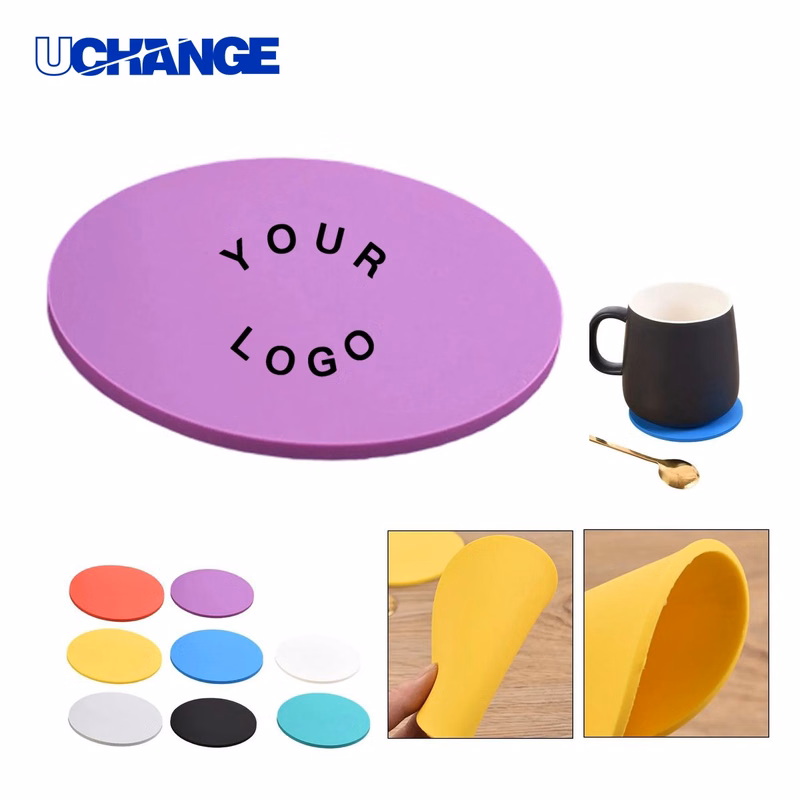 Round Ceramic Coaster 2.7 Inch for Cup Holders