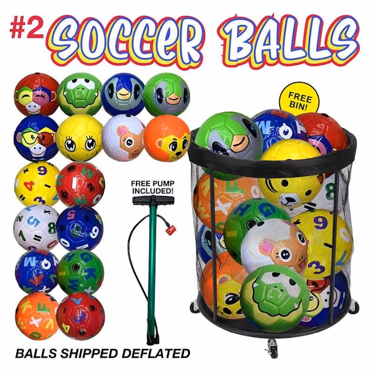 Kid's Soccer Balls Size 2 - Assorted