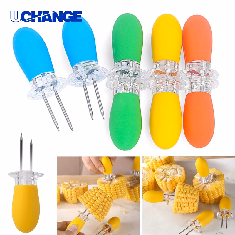 BBQ Stainless Steel Corn Holder Tool for Grilling