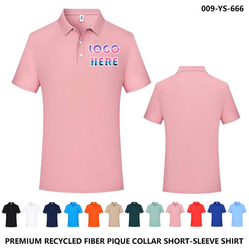 Regenerated Fiber Unisex Short Sleeve Polo ?C Moisture-Wicking & Breathable