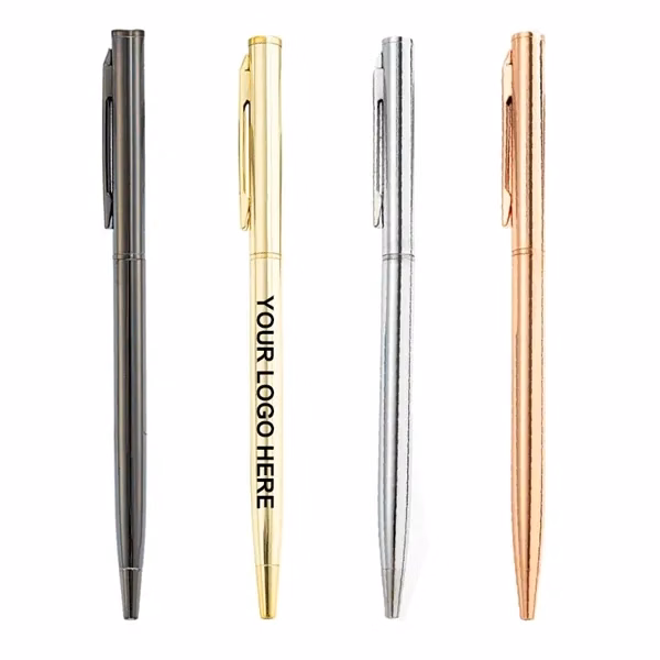 Custom Metal Twist Action Ballpoint Pen — Premium Executive Writing Instrument
