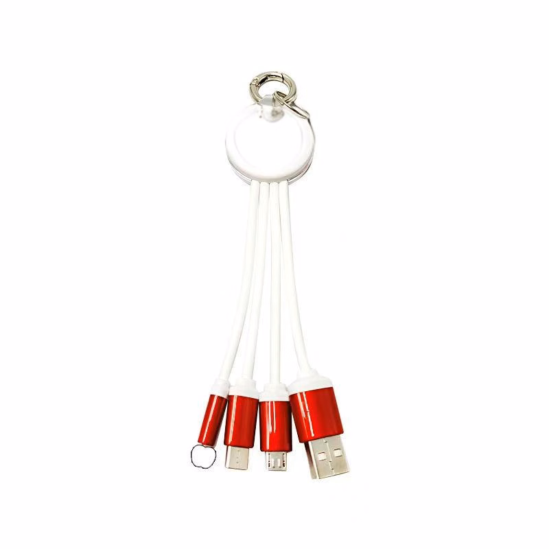Triple White Charging Cable