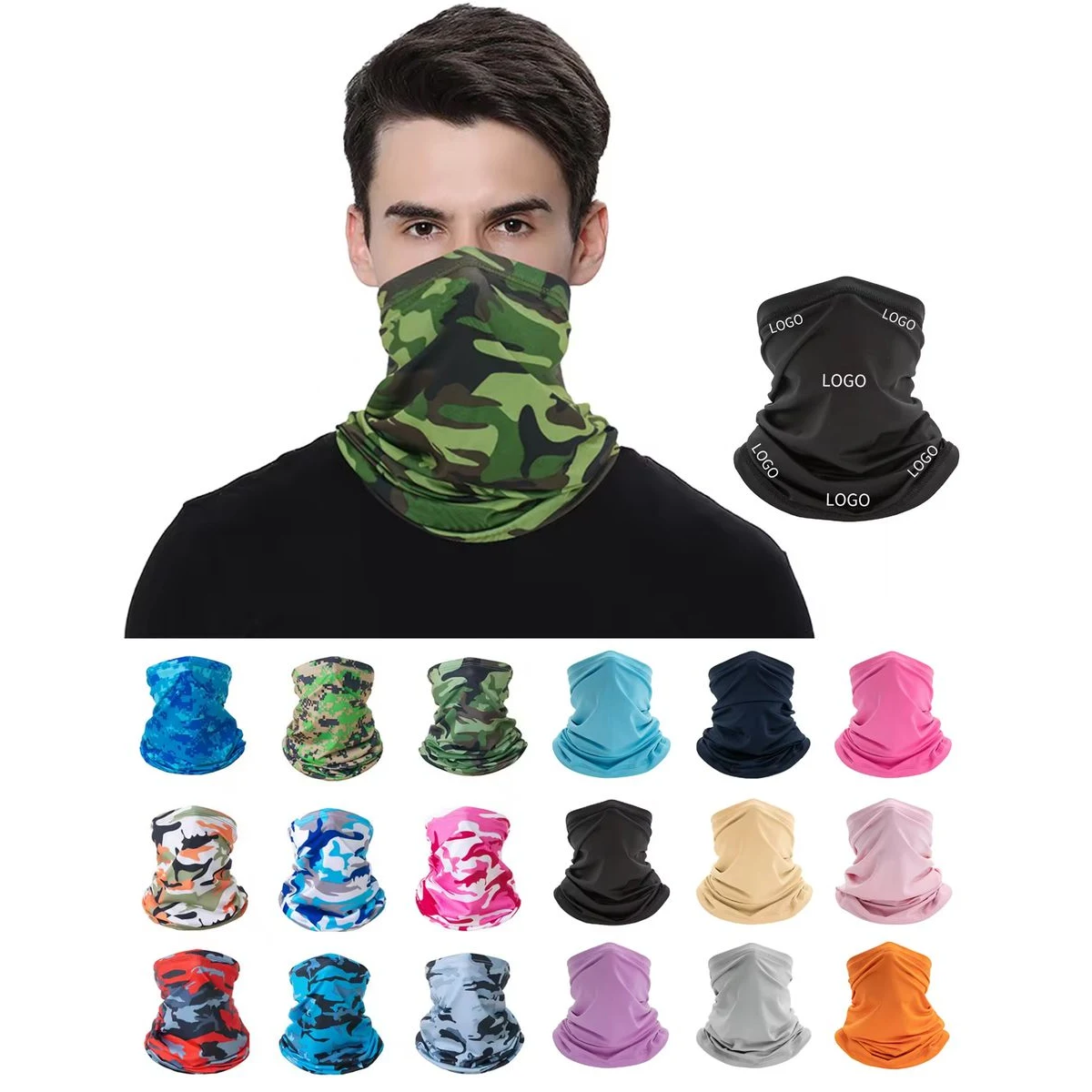 Full Color Dye Sublimated Gaiter/Gator/Bandana Mask 1
