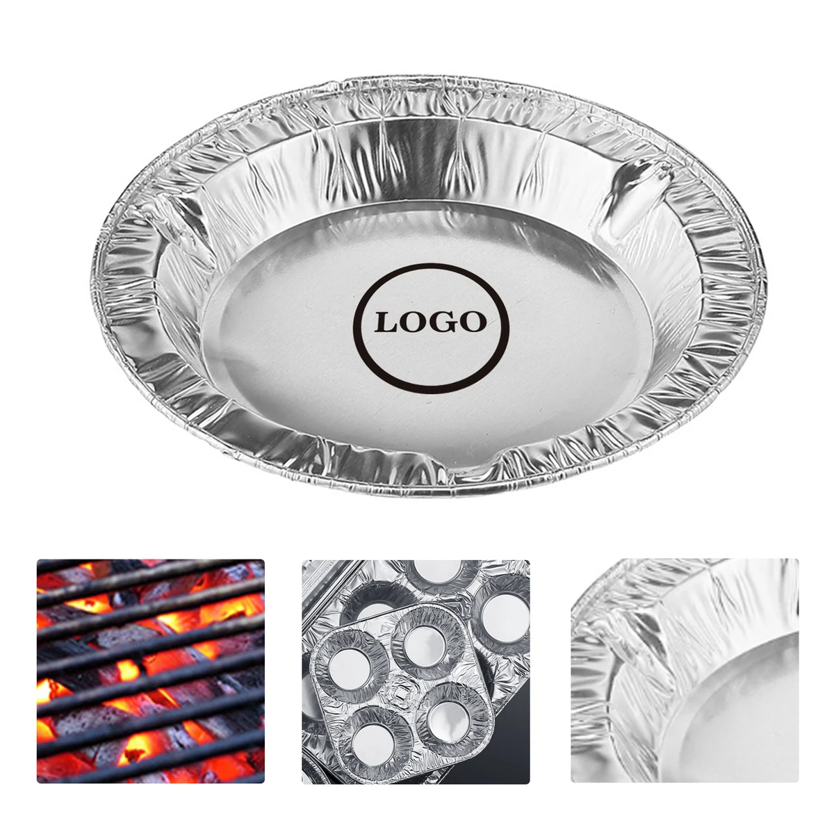 MOQ10000 Disposable Aluminum Foil Ashtray for Events 1