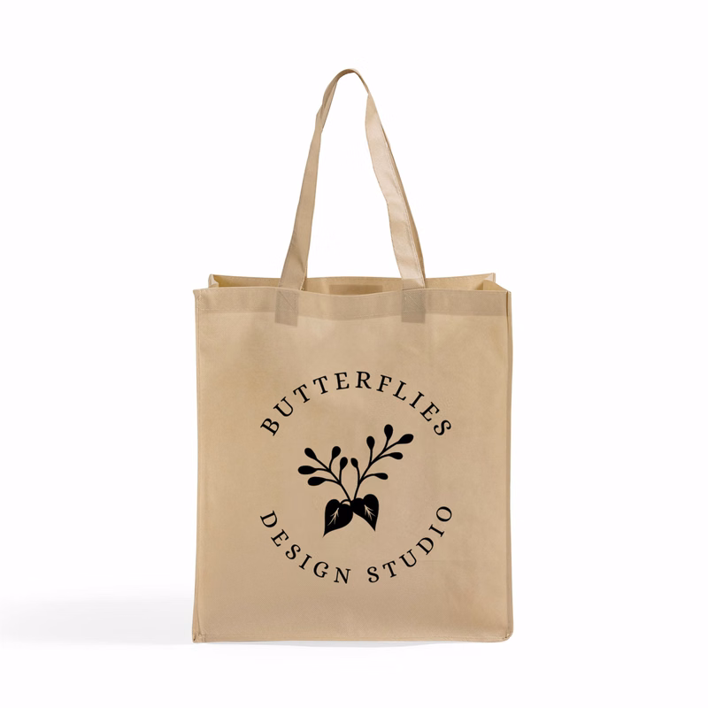 Large Square Non-Woven Tote Bag