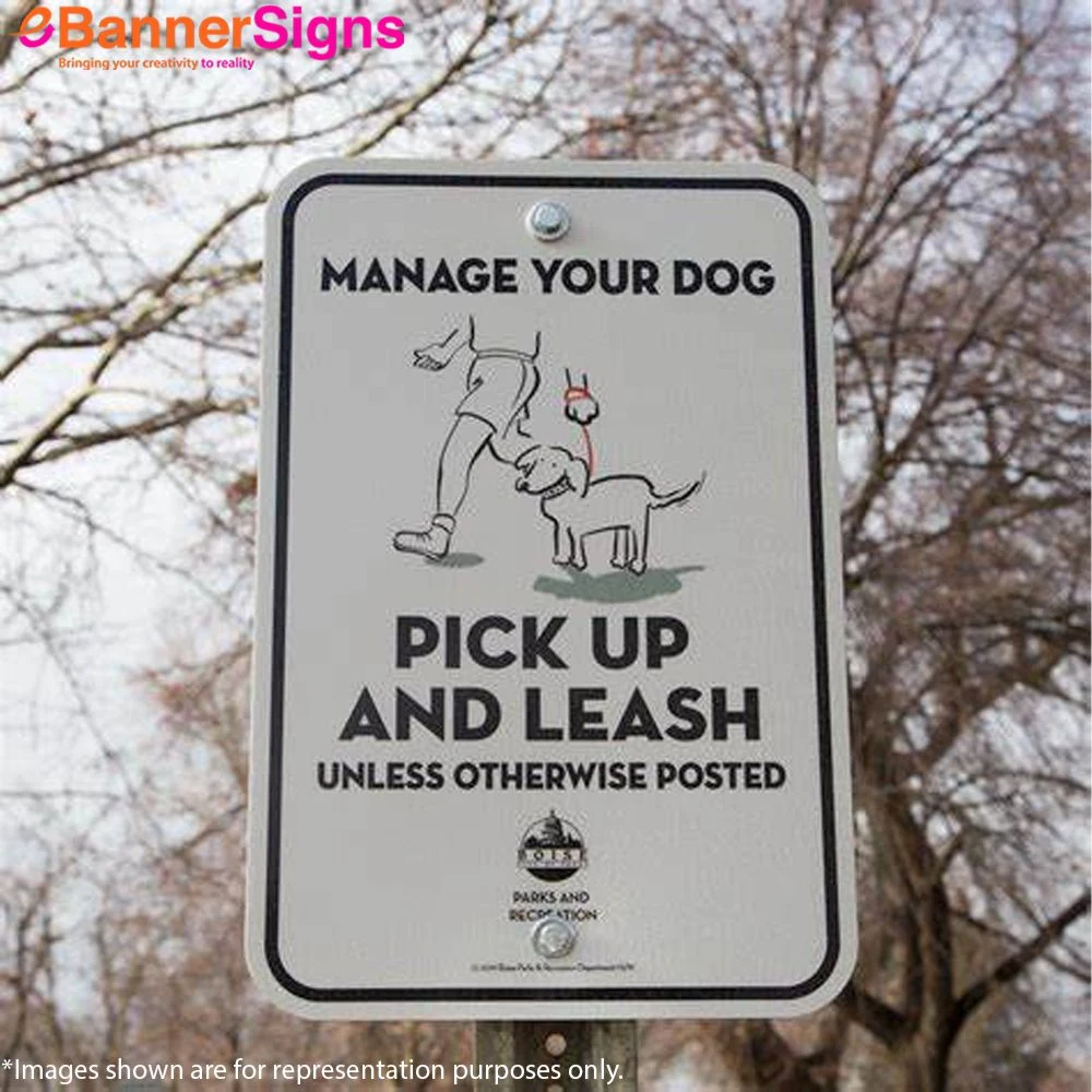 Non Reflective Metal Sign 1