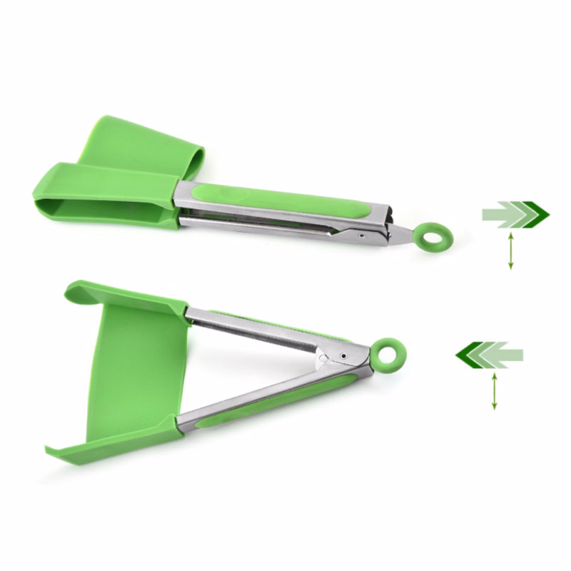 Retractable Fan-Shaped One-Piece Food Clip