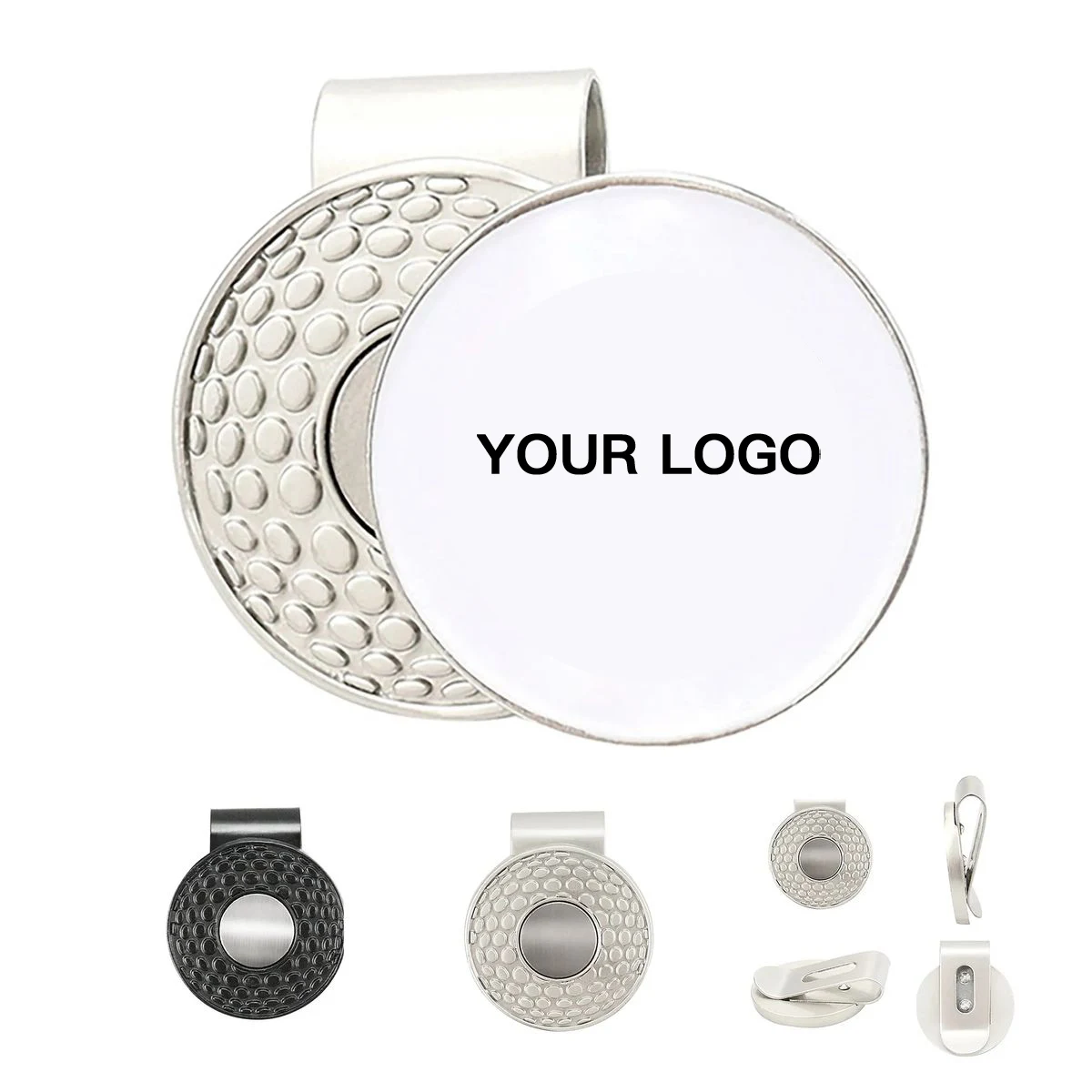 Metal Golf Hat Clip with Strong Magnetic Ball Marker 1
