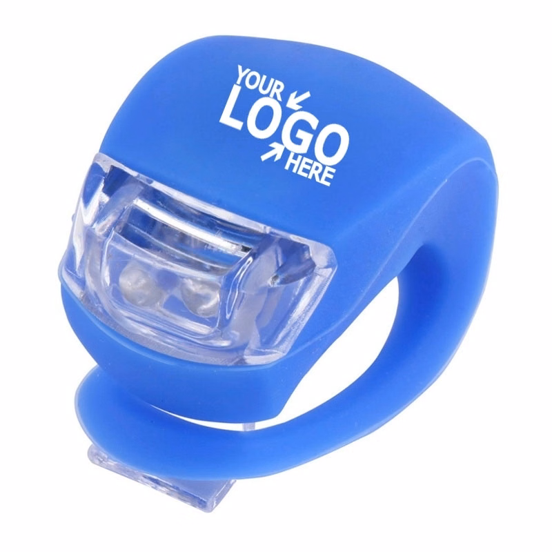 Silicone Bicycle Flash Light 7 DAYS DELIVERED with imprint