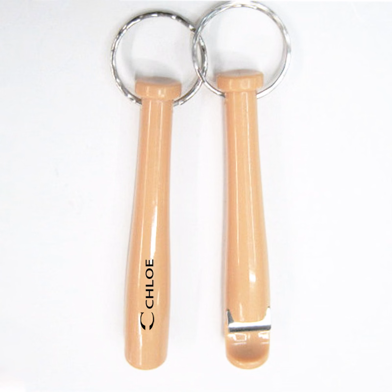 Wood Baseball Bat Shape Can Opener w/ Keychain