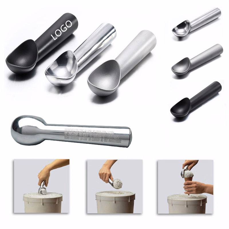 Aluminum Anti-Freeze Ice Cream Scoop MOQ 10pcs
