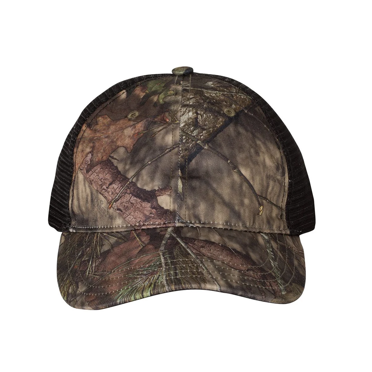 Garment Washed Printed Trucker Cap - 111P 1