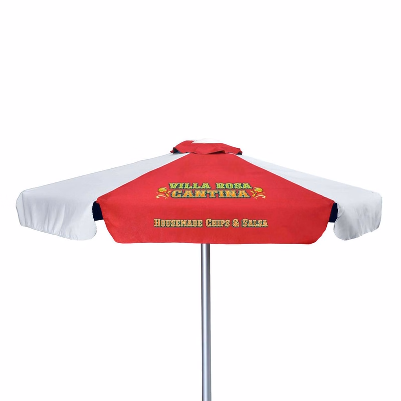 7' Market Umbrella Kit with Valance (2 Imprints)
