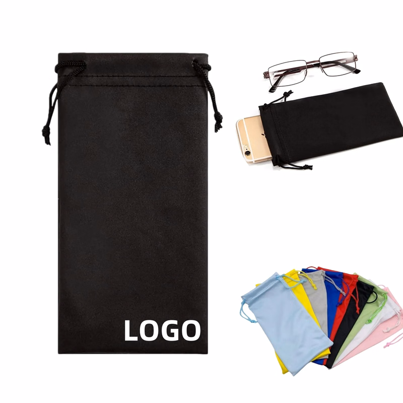 Scratch-Proof Glasses Case Drawstring Pouch Sunglasses Bag