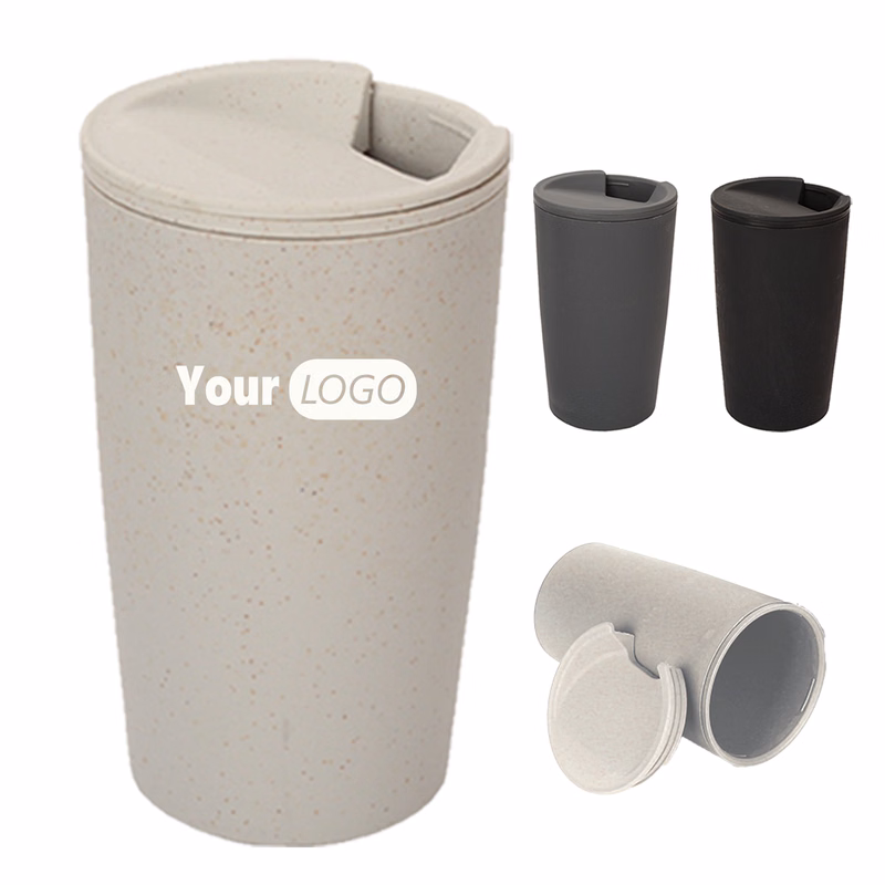 18.6 oz Custom Wheat Straw Cup