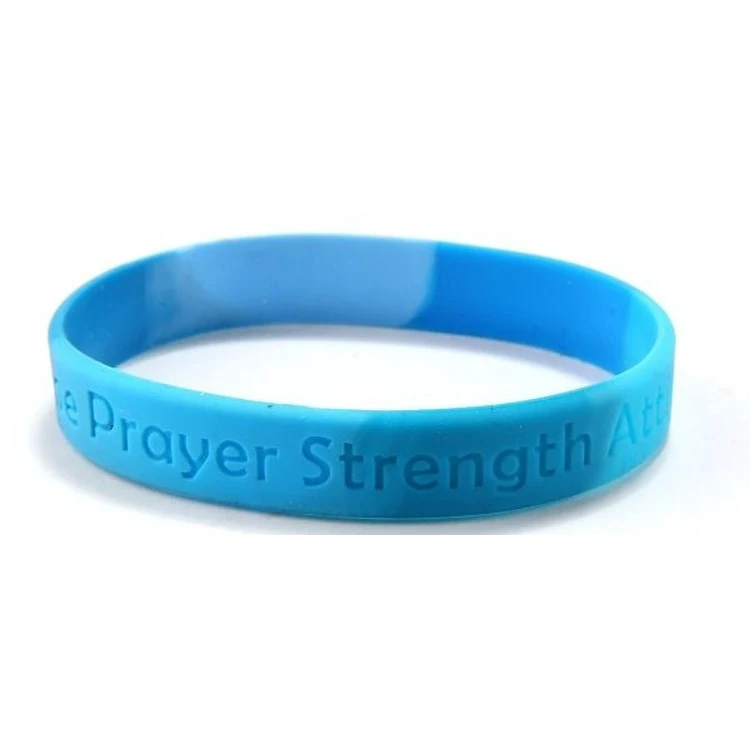 Debossed Silicone Wristband 1