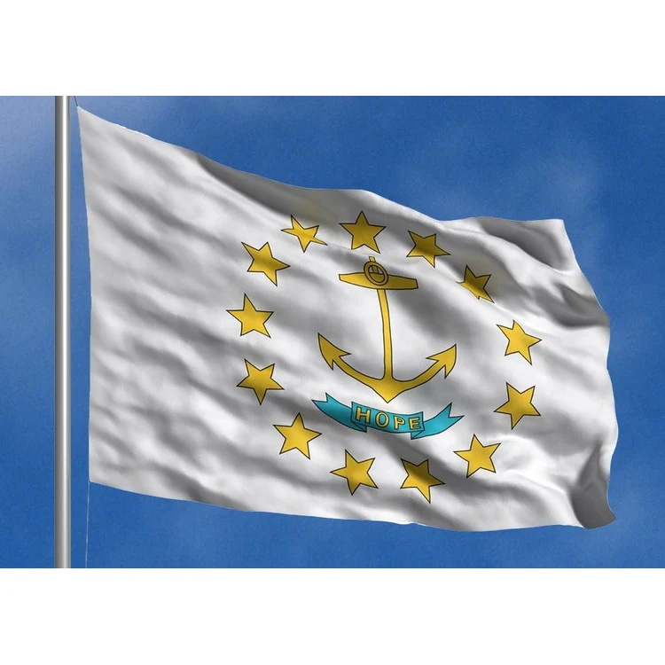 Rhode Island State Flag - 4' x 6' - Polyester 1