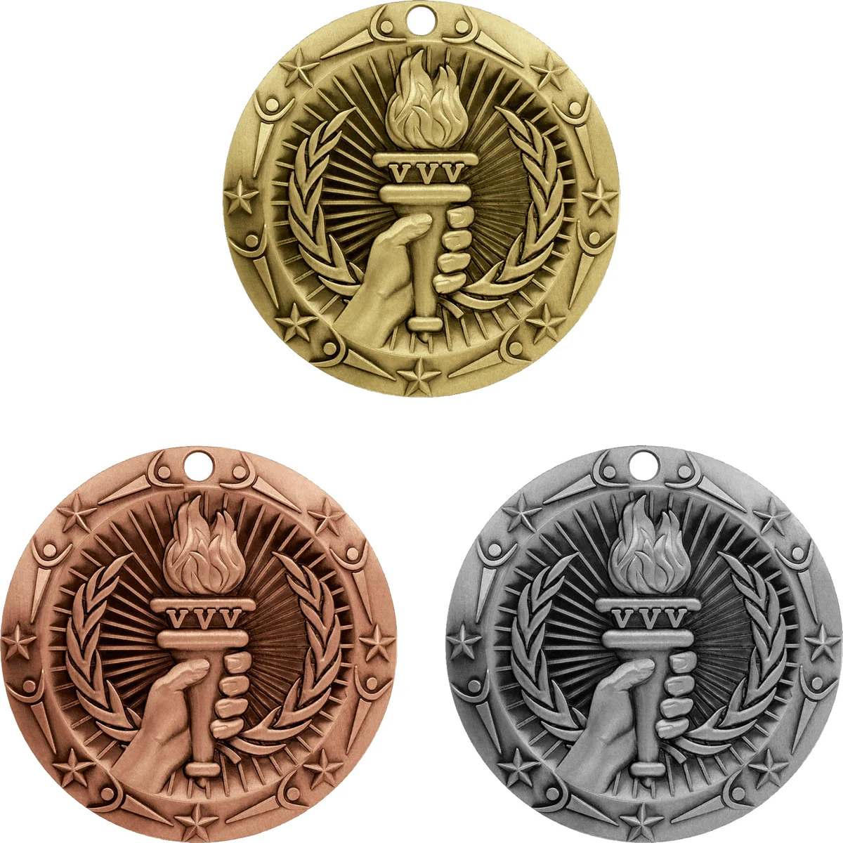 Stock World Class Sports & Academic Medals: Victory 1