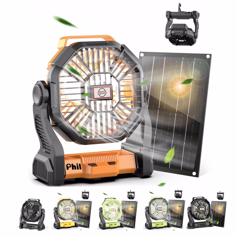 Rechargeable Camp Fan & Emergency Light