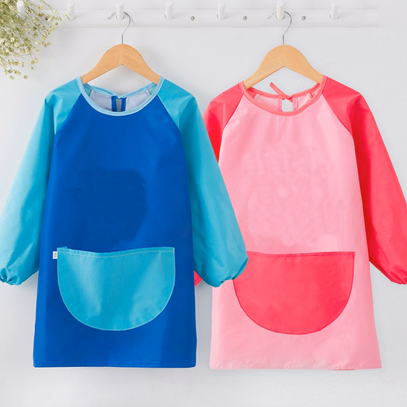 Waterproof Kids Long Sleeve Apron