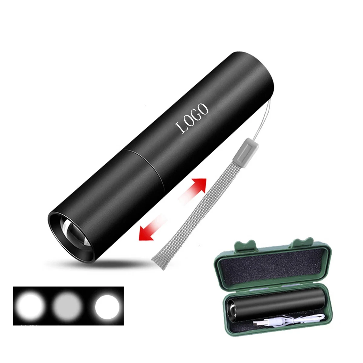 Rechargeable USB Flashlight 1