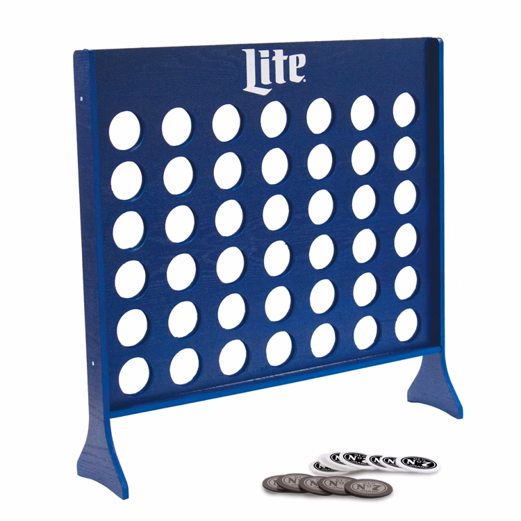 Four In A Row Game - Oversized (Imprinted, Custom Color Finish)