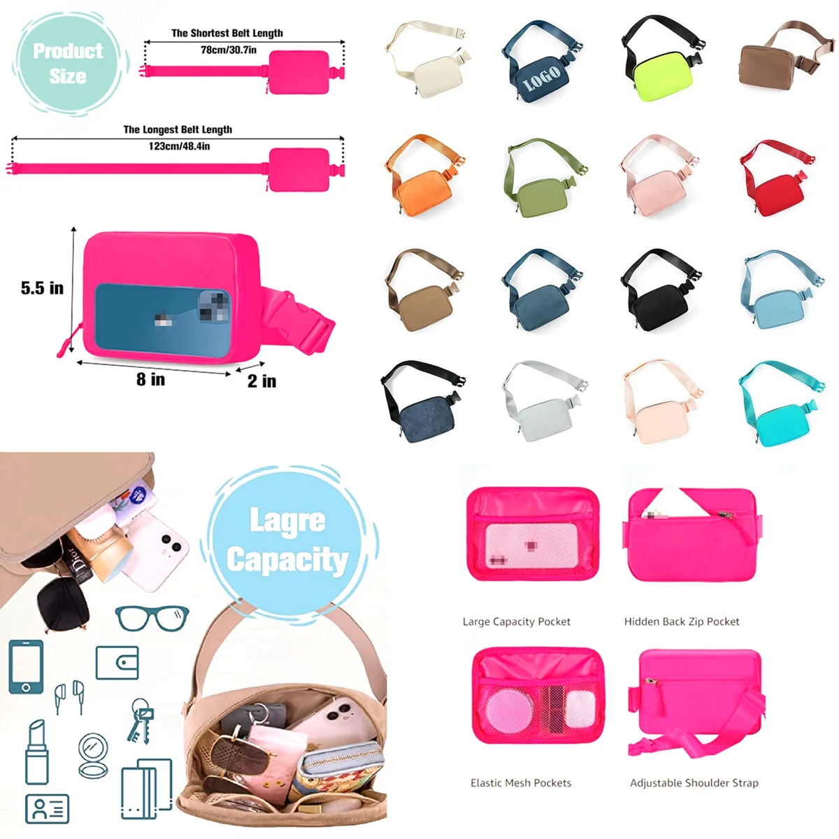 Sports Running Waterproof Fanny Pack 1