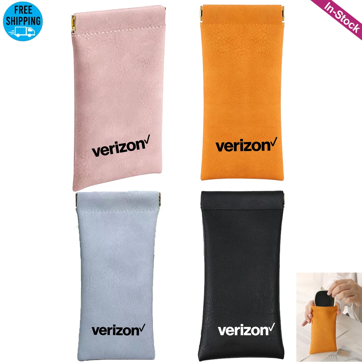 Portable Leather Sunglasses Pouch 1