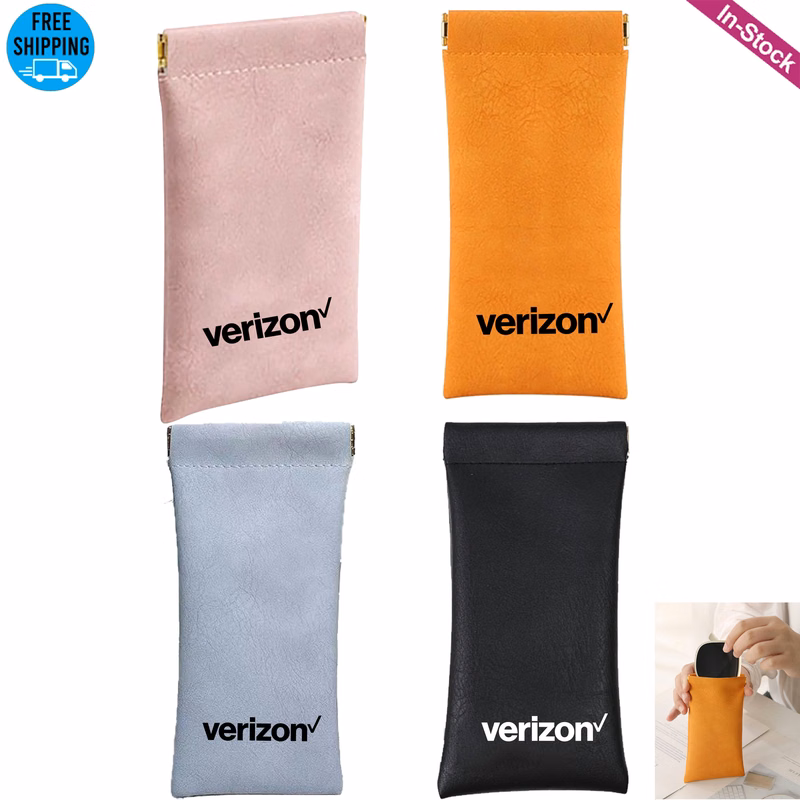 Portable Leather Sunglasses Pouch