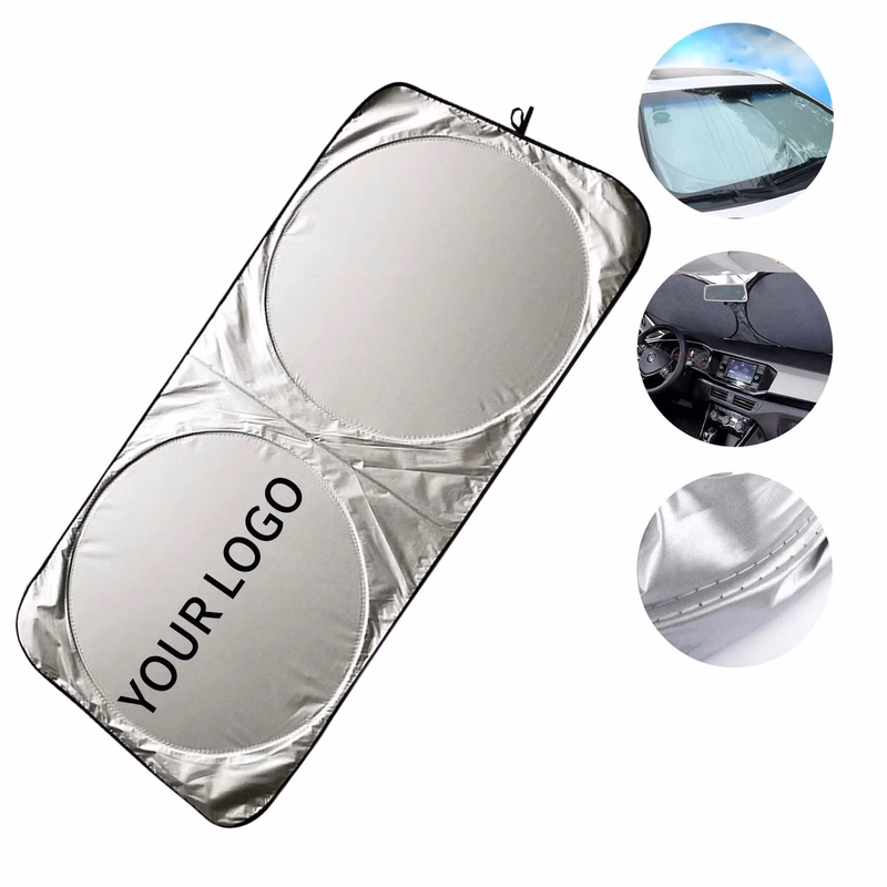 Foldable Full Color Car Sun Shade With Carry Bag