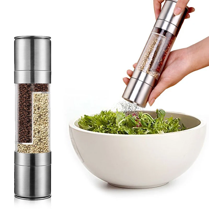 Manual 2 in 1 Salt Mill and Pepper Grinder 1