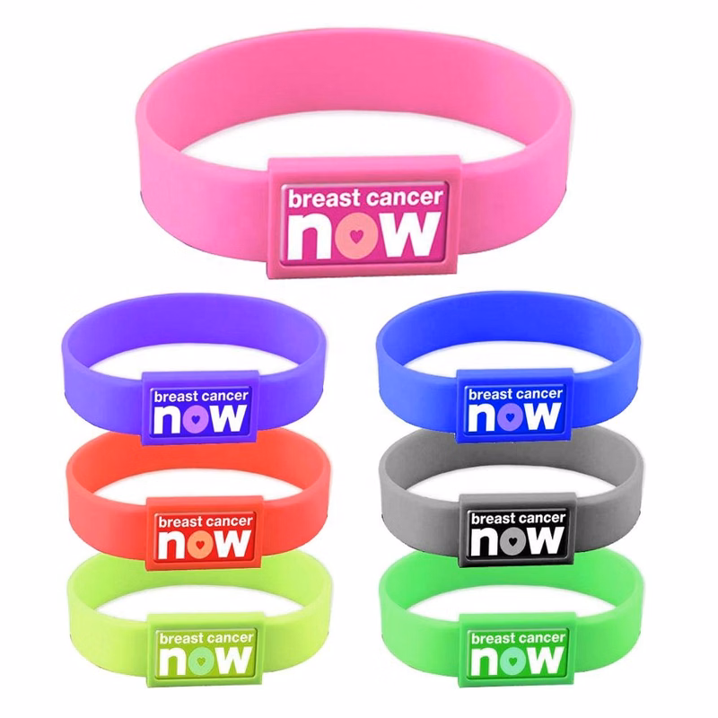 Silicone Wristband with Emblem Badge