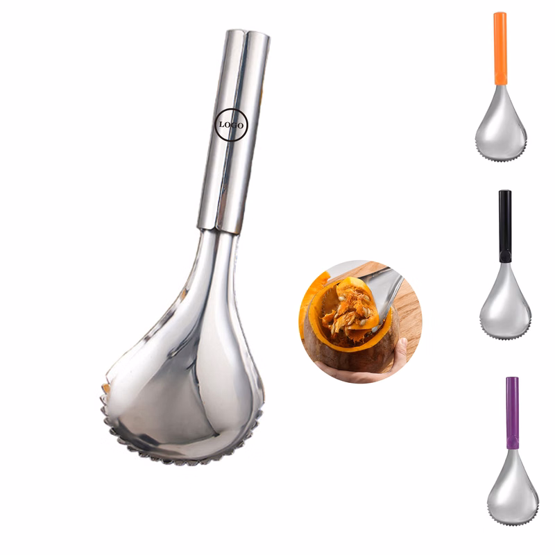 Heavy-Duty Stainless Steel Pumpkin Scoop