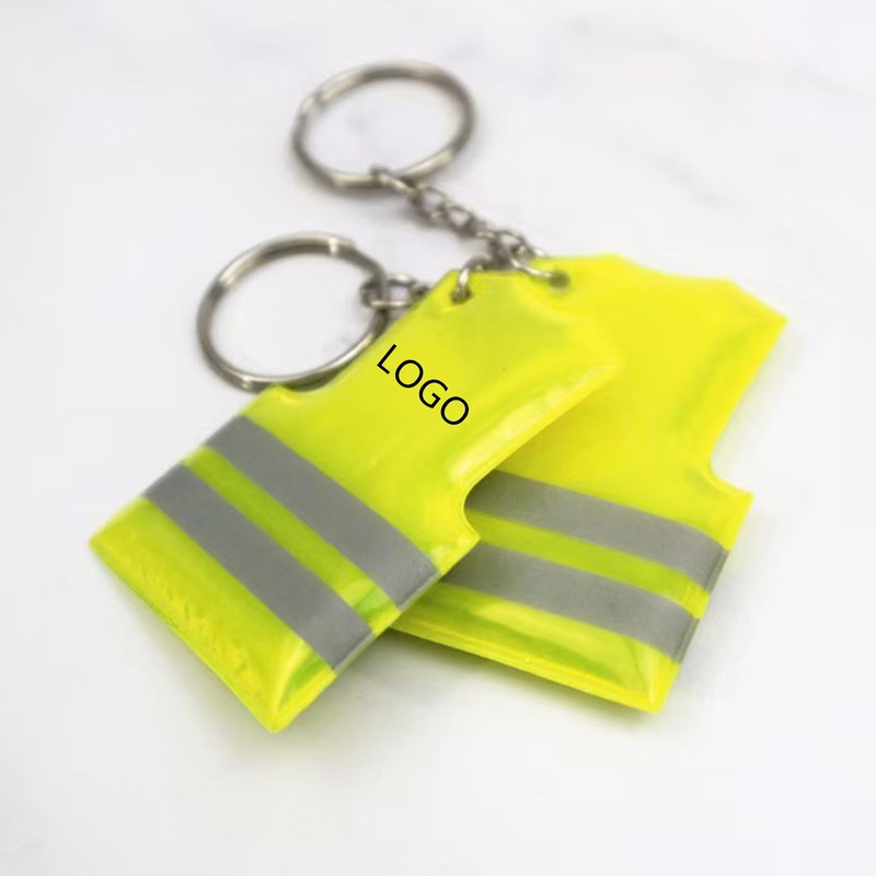 Reflective Vest Tags Keychain