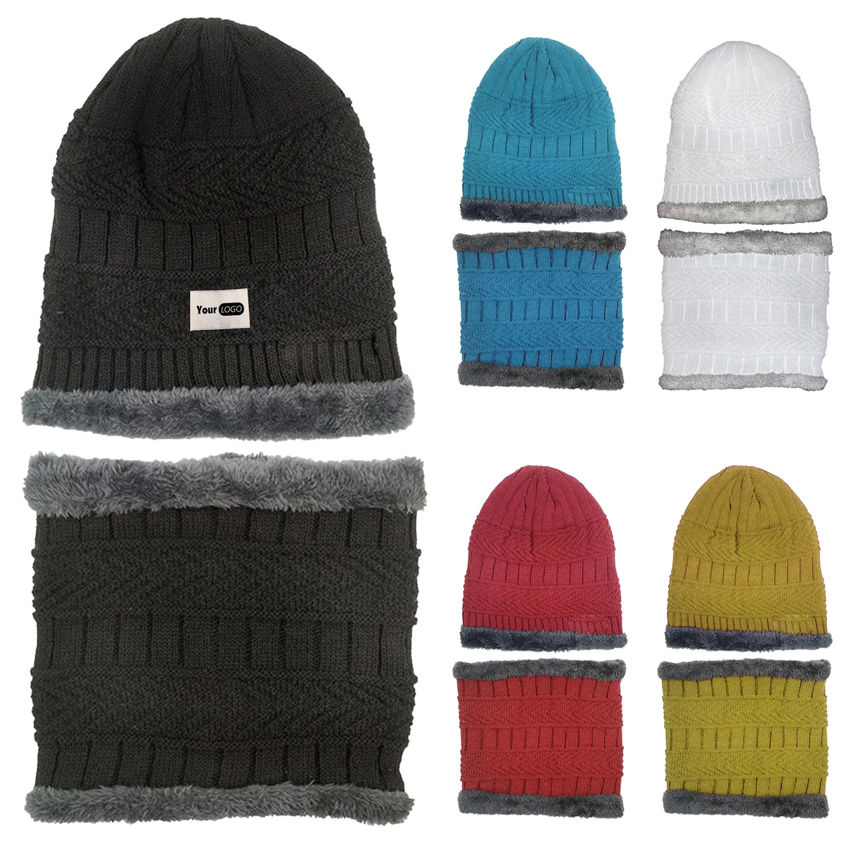 Knitting Cold Resistant Woolen Hat 1