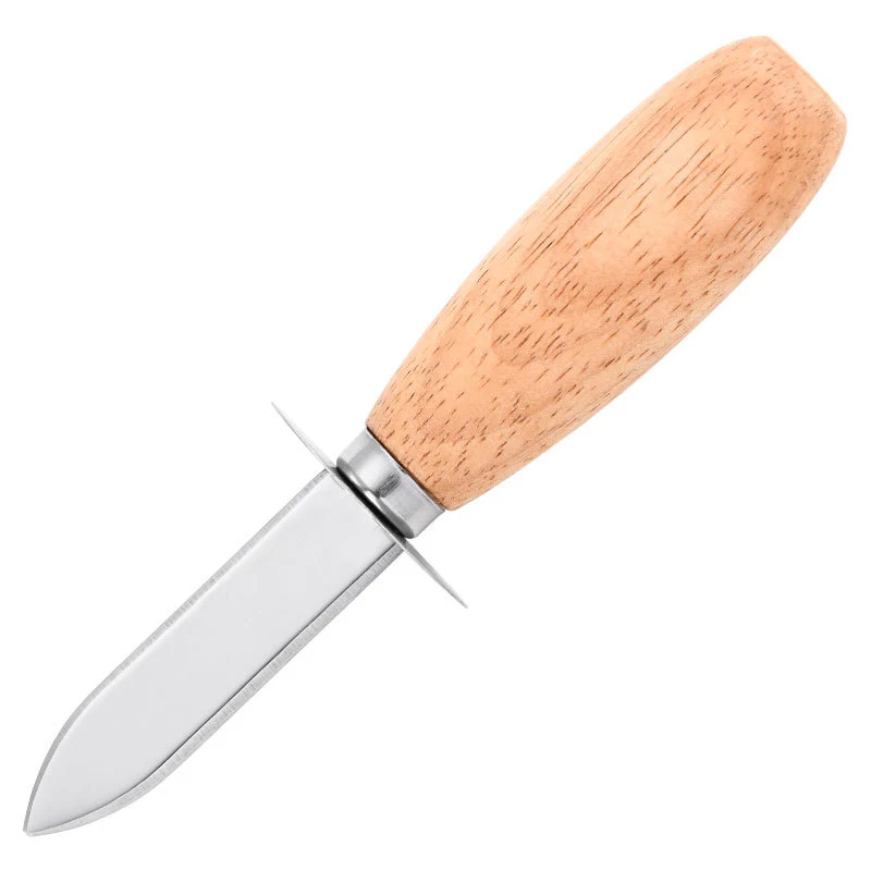 Wooden Handle Oyster Knife 1