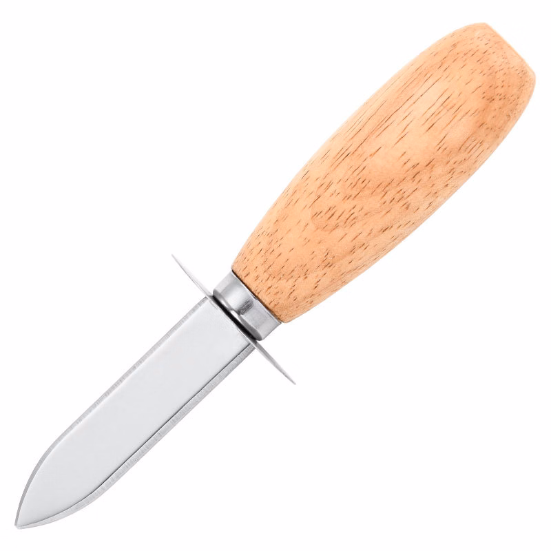 Wooden Handle Oyster Knife