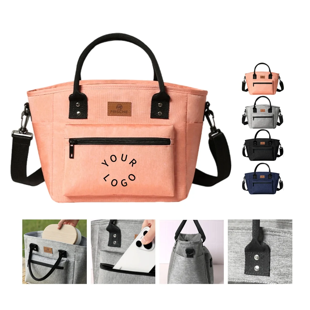 MOQ 50 Insulated Lunch Bag for Hot and Cold Retention 1