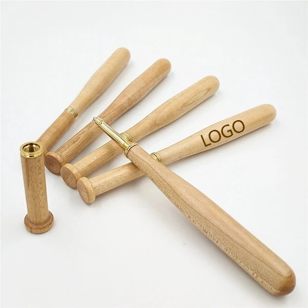 Engraved Wooden Baseball Bat Pen 1