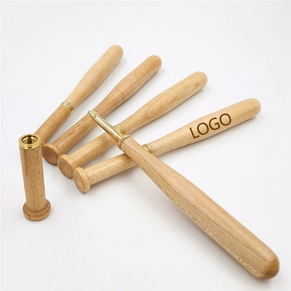 Engraved Wooden Baseball Bat Pen