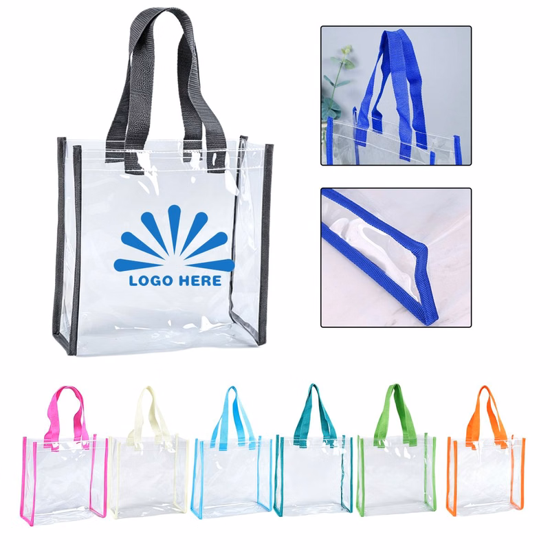 Custom Clear PVC Tote Bag MOQ 20