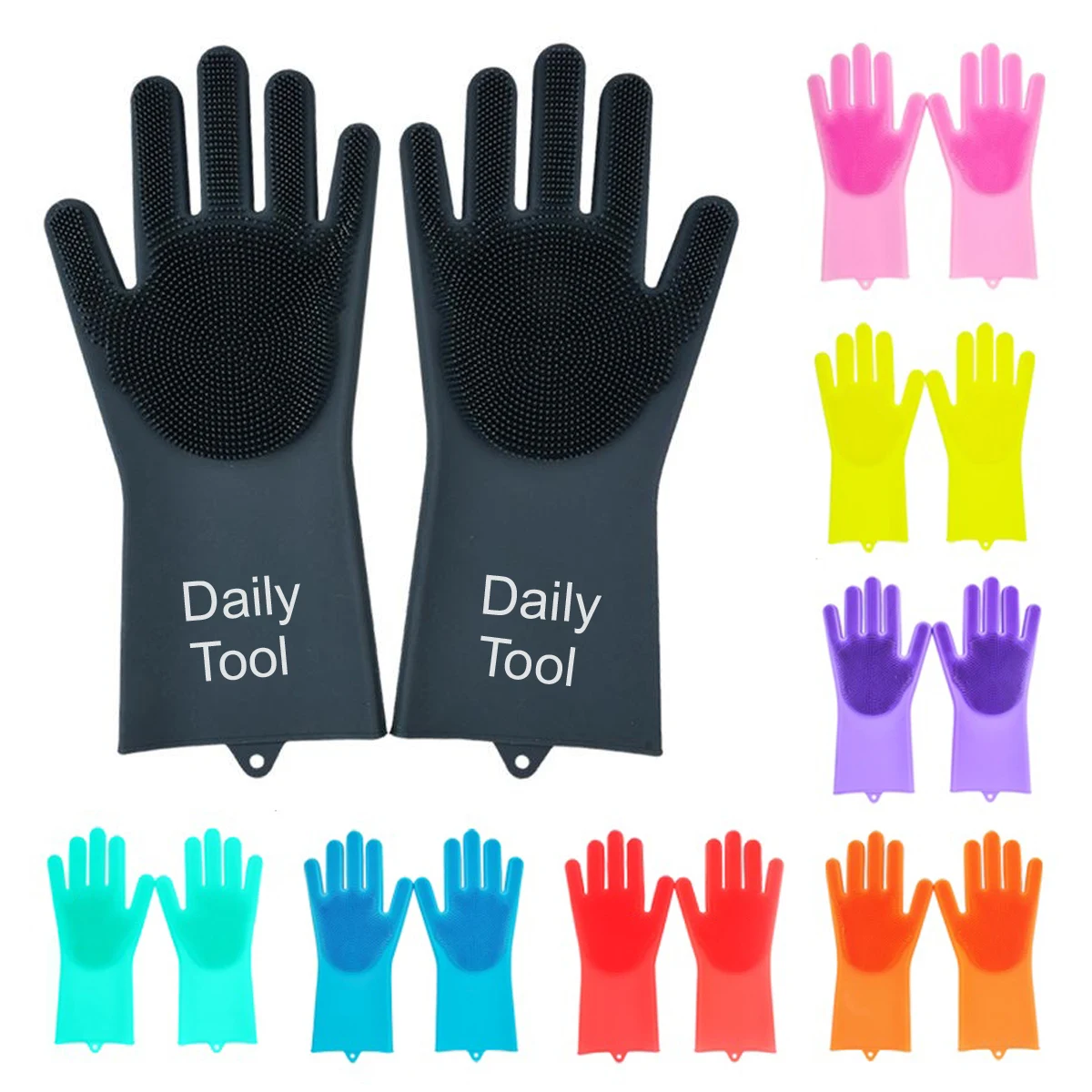 Magic Silicone Scrubbing Gloves 1