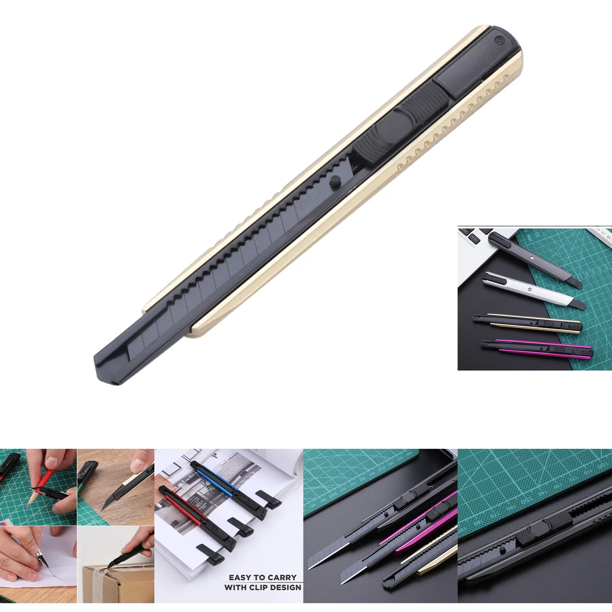 5 Pack Premium Utility Knives 1