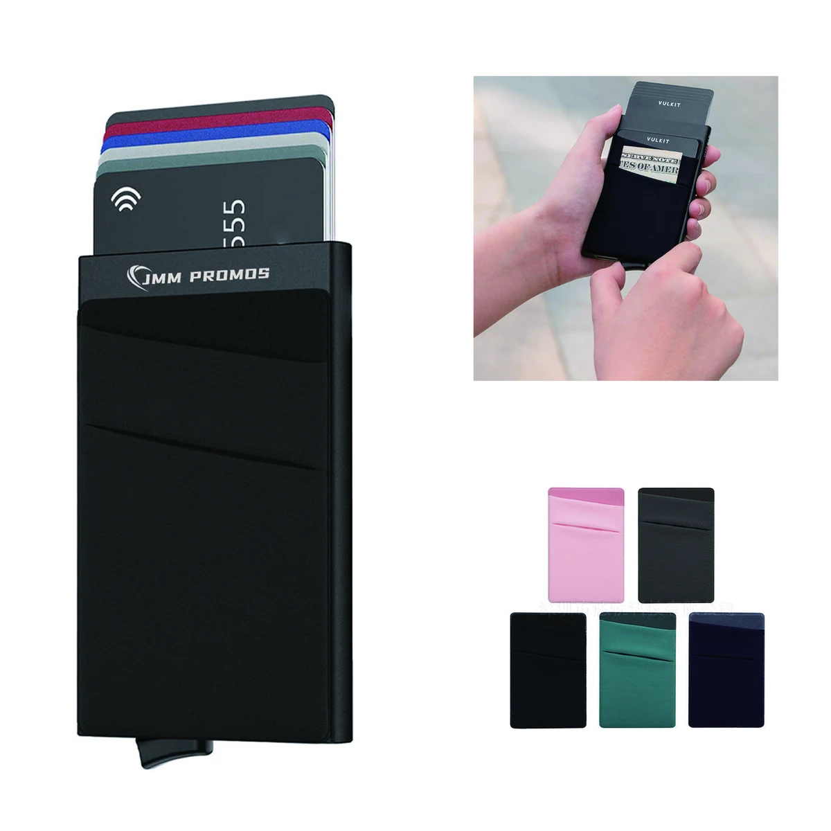 Pop-Up Aluminum Card Holder 1
