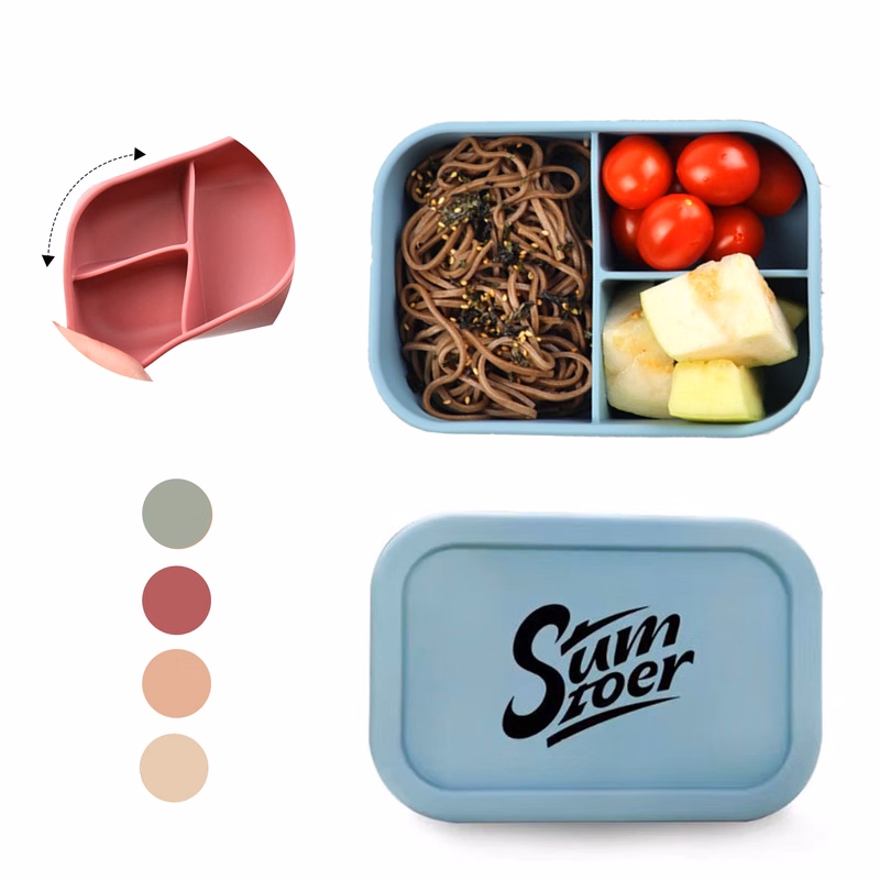 Bento Lunch Box Made of Silicone